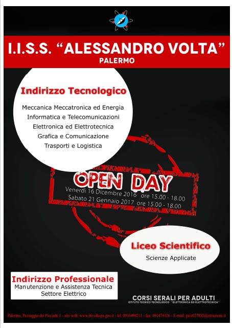 Open Day – 21/01/17