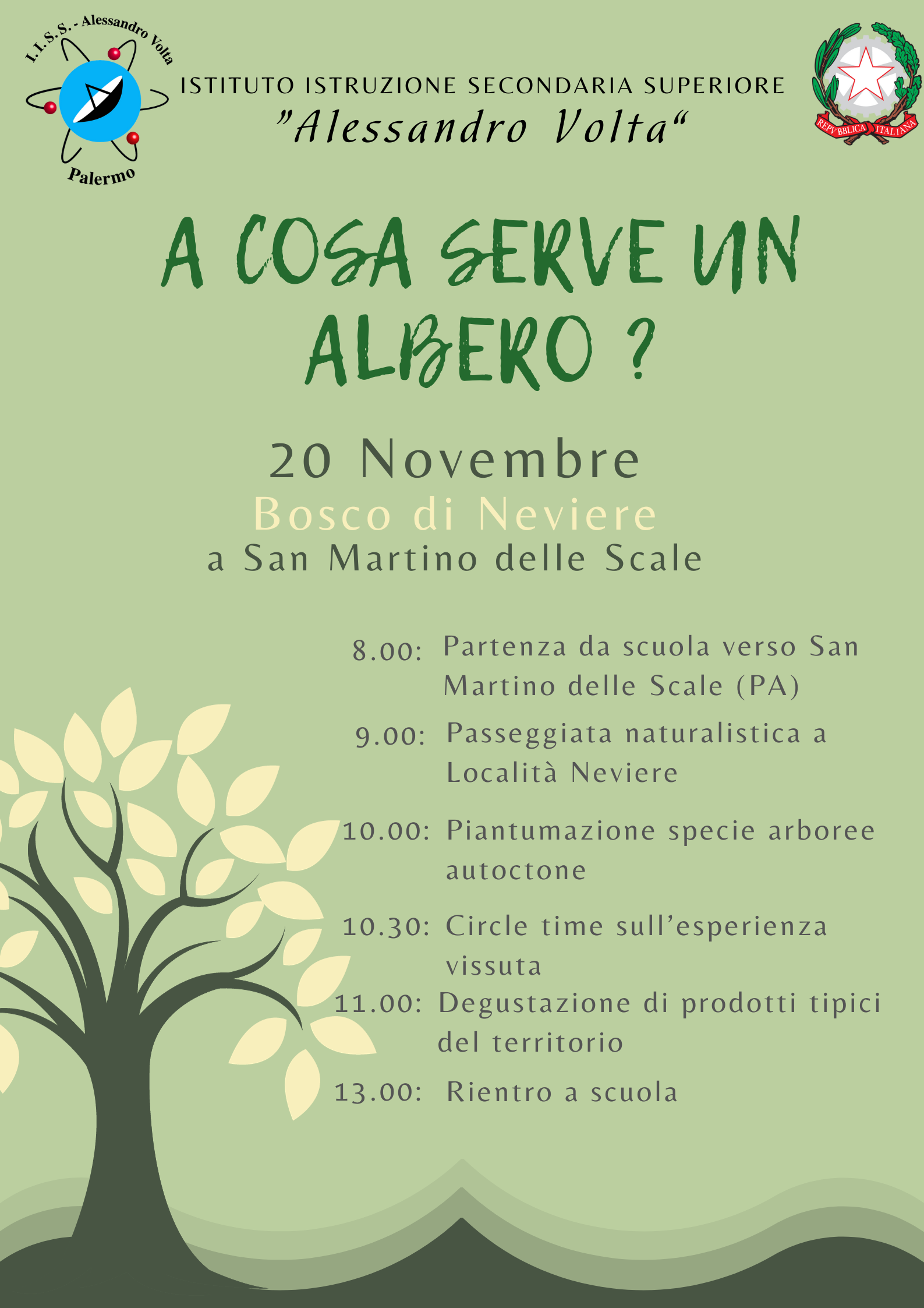CIRC 159 PARTECIPAZIONE STUDENTI PROGETTO A COSA SERVE UN ALBERO