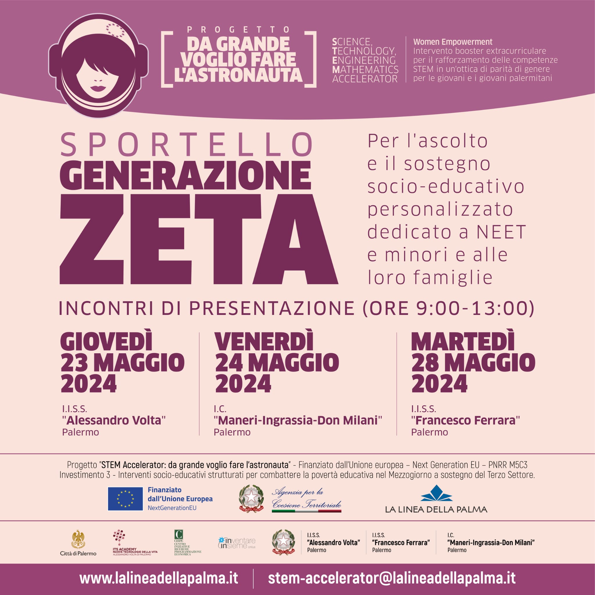 CIRC 728 INCONTRO SPORTELLO GENERAZIONE ZETA- PROGETTO STEM ACCELERATOR